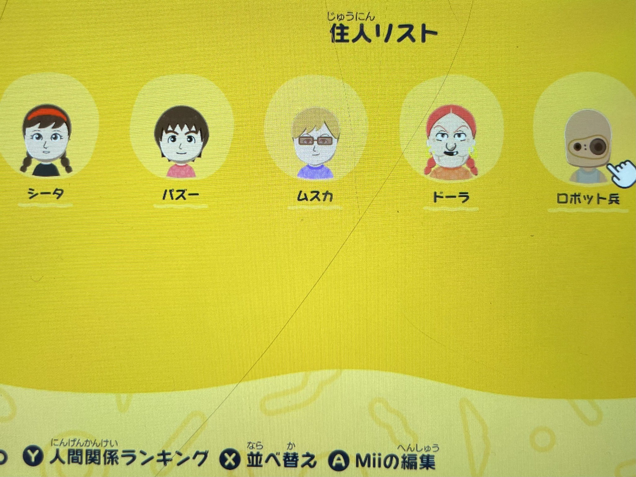 大人が作ったラピュタの登場人物とロボット兵の住人リスト